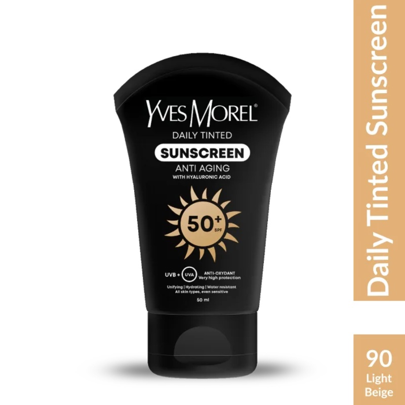 Yves Morel Daily Tinted Sunscreen 50+spf 50ml 90