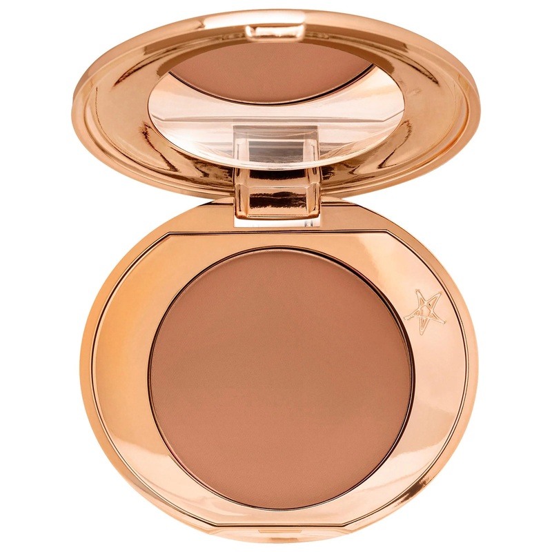 Charlotte Tilbury Airbrush Flawless Finish Refillable Setting Powder: Vegan, Cruelty-Free, Blurring & Shine Control for a Natural, Long-Lasting Makeup