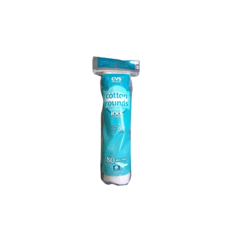 Cvs Cotton Round 100% Cotton 80 Rounds