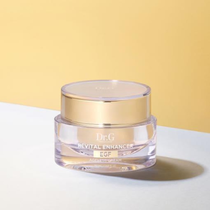 Dr.G Revital Enhancer EGF Ageless Cream  50ml | Intensive Anti-Aging Moisturiser with EGF & Peptides for Mature Skin