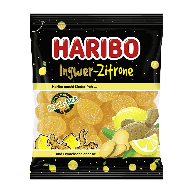 Haribo Ginger-Lemon, 160 g