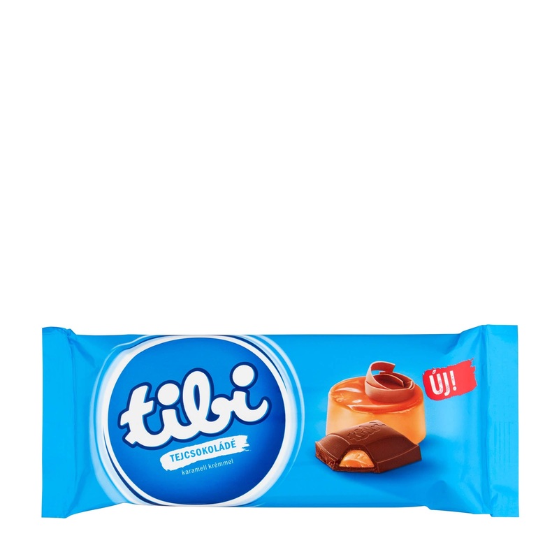 tibi Caramel milk chocolate bar, 87 g