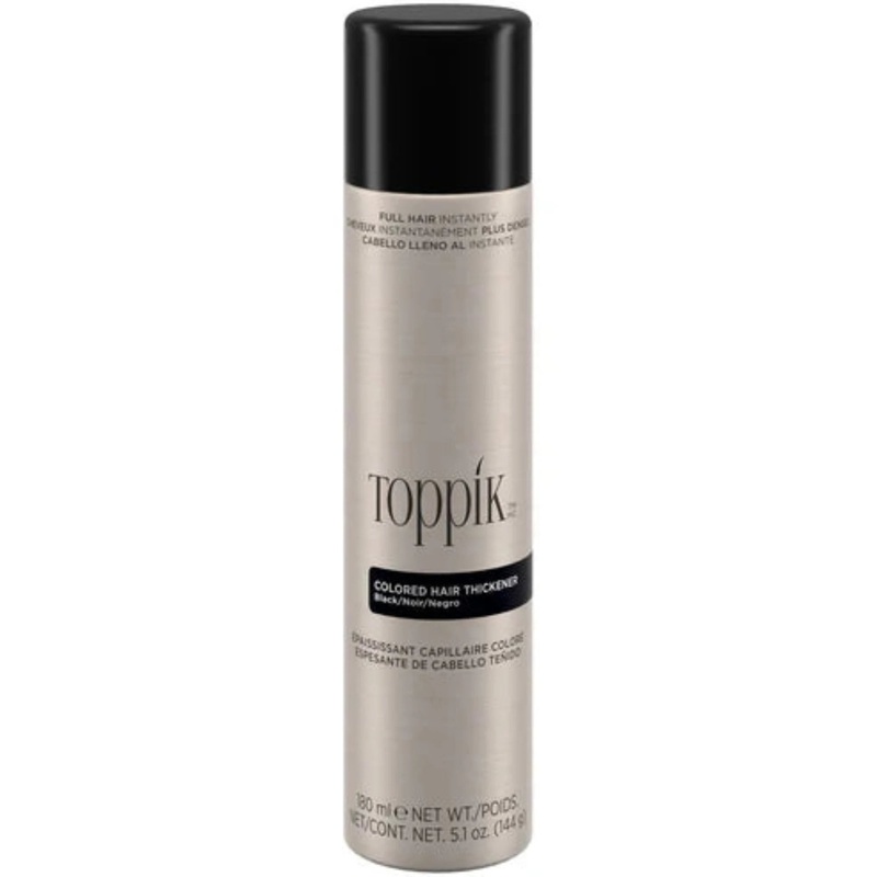 Toppik Colored Hair Thickener Spray – Black 5oz BLACK