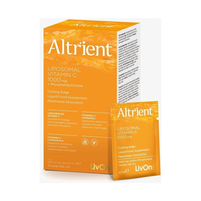 Altrient Liposomal Vitamin C – 30 Sachets | High Absorption Immune & Collagen Support 30 sachets