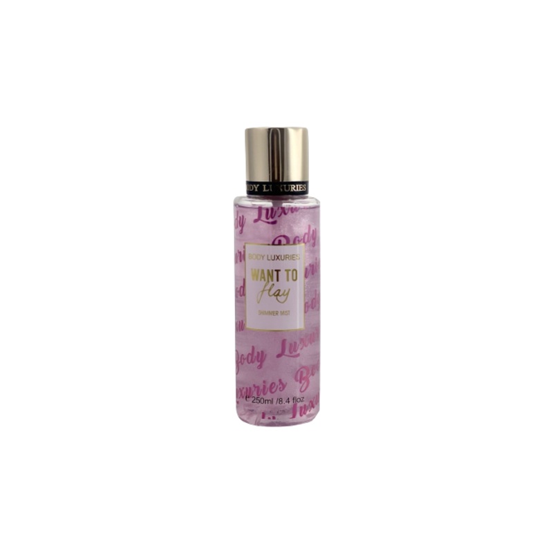 Body Luxuries Want To Flay Shimmer Mist 250ML