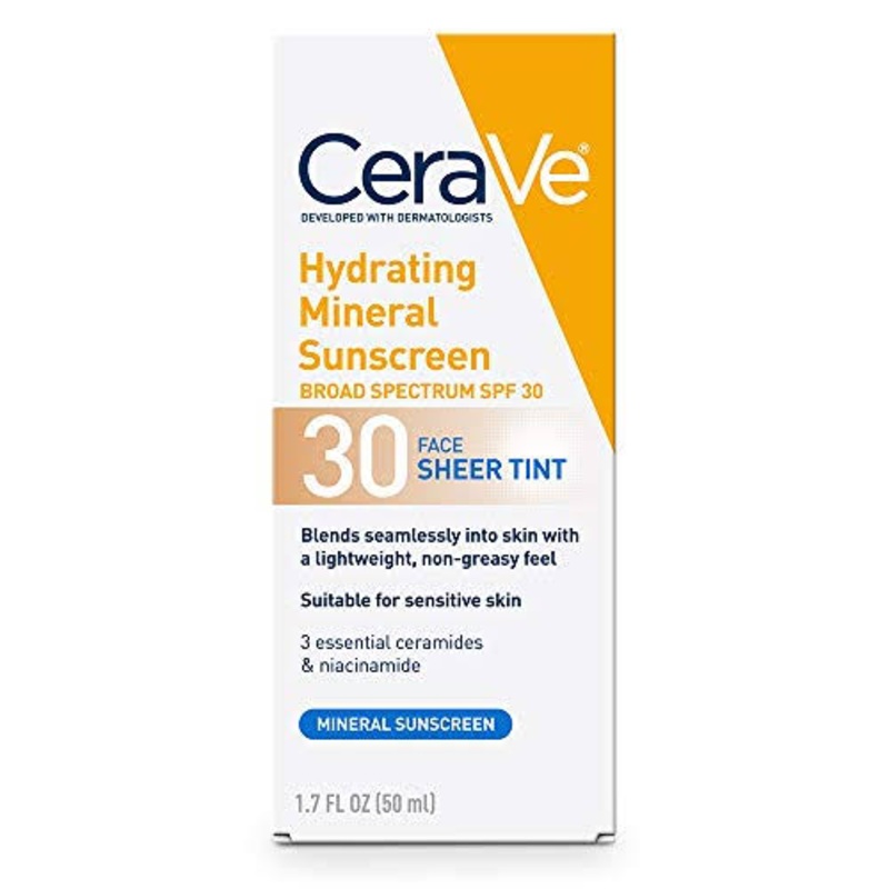 Cerave Hydrating Sunscreen Sheer Tint Spf30. 50ml (2/2025)