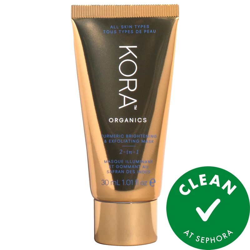 Farmacy Mini Turmeric BHA Mask: Pore Detox & Brightening Facial for Dark Spots, Uneven Skin & Vegan Skincare – Allure Best of Beauty Winner