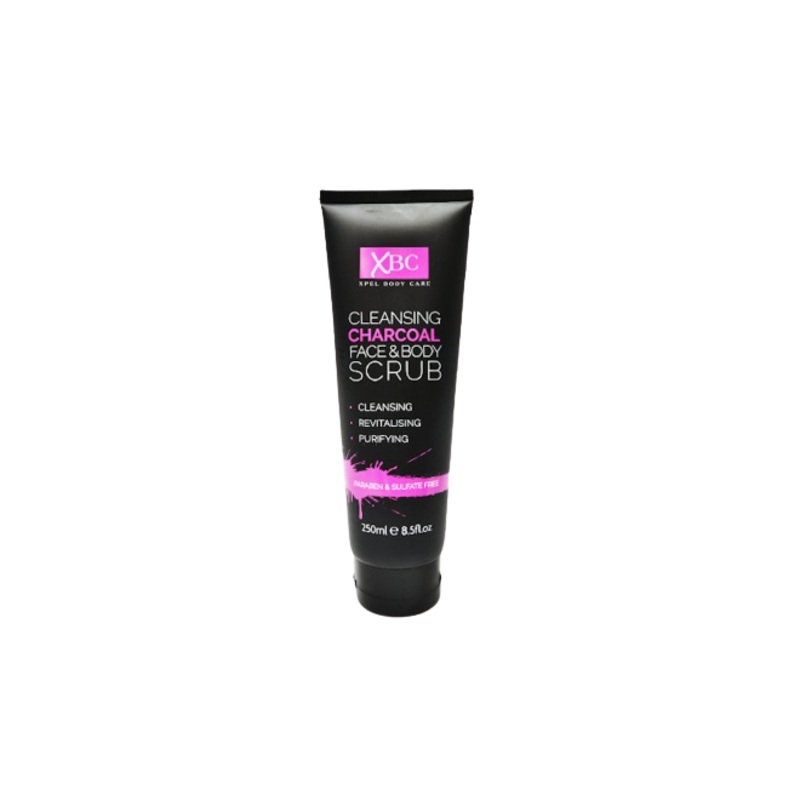Xbc Cleansing Charcoal Face And Body Scrub