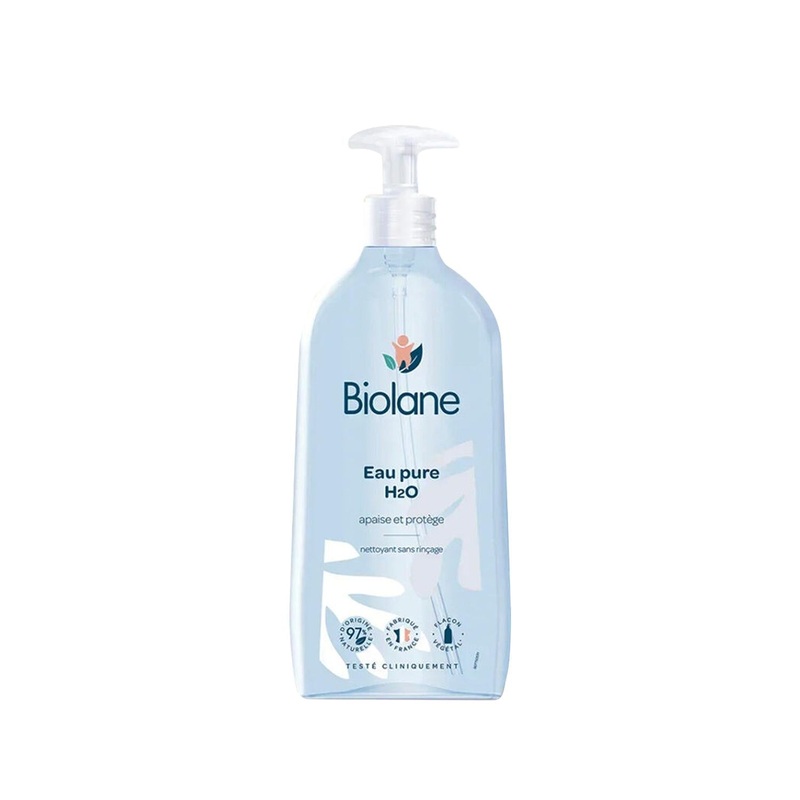 Biolane Baby Cleaning Water, Eau Pure H20 – Gentle, Natural, and Safe for Newborns and Sensitive Skin – 750ml