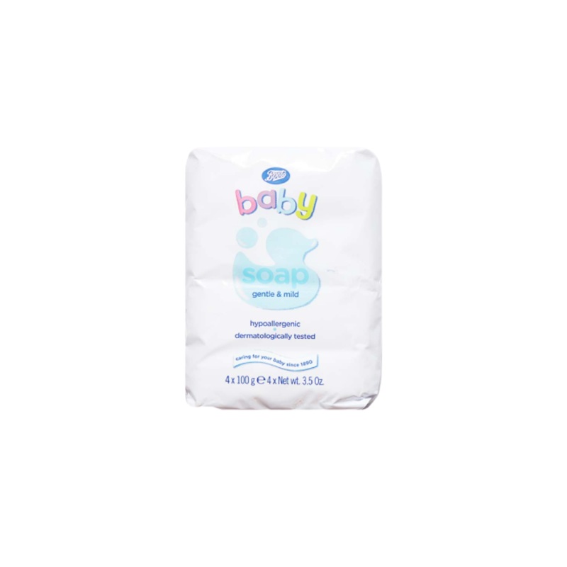 Boots Baby Soap 4 In 1 Gentle And Mild 4 X 100G