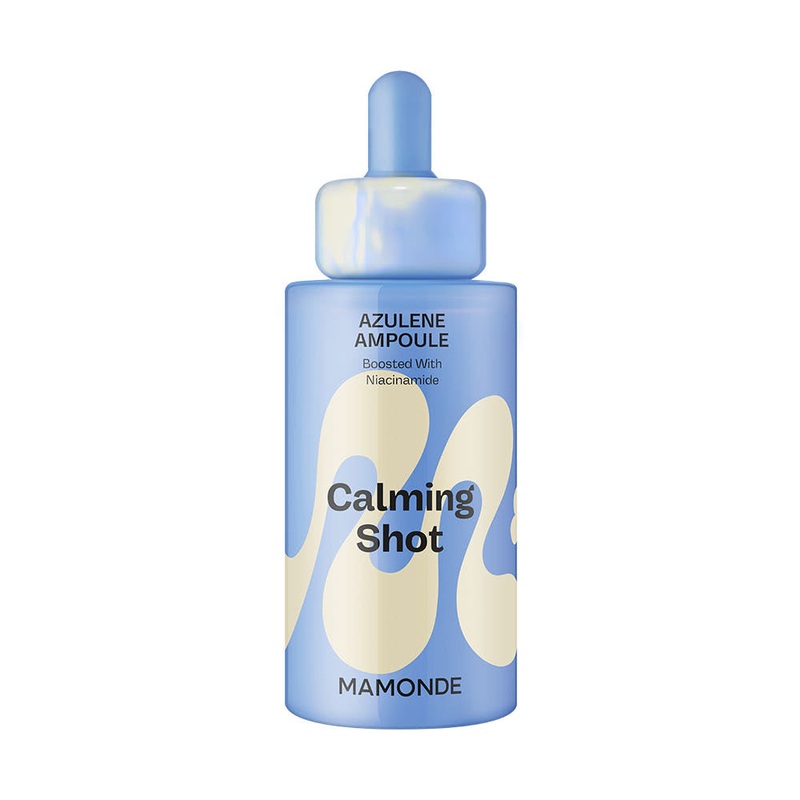 Mamonde Calming Shot Azulene Ampoule  50ml | Blemish-Soothing Hydration with Cooling Water-Jelly Texture
