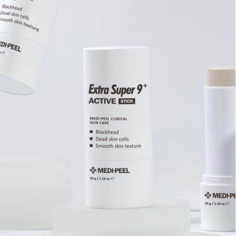 MEDIPEEL Extra Super 9 Plus Active Stick – 33g | Blackhead & Pore Refining Exfoliation