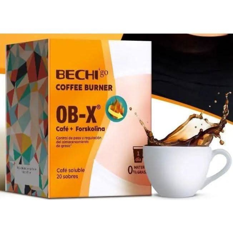 BECHI Instant Sugar-Free Fat-Burning Coffee  Boost Metabolism & Burn Fat Naturally  1 box