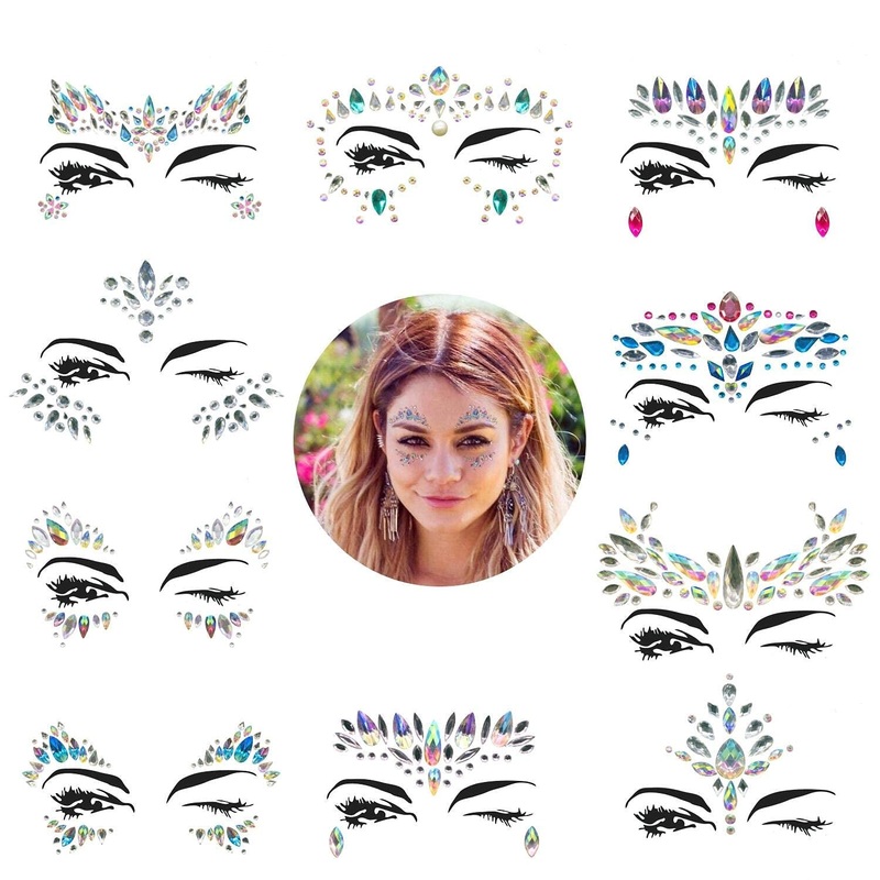 Face And Eye Crystal  Gem Stickers (NEW) FG3 FG317