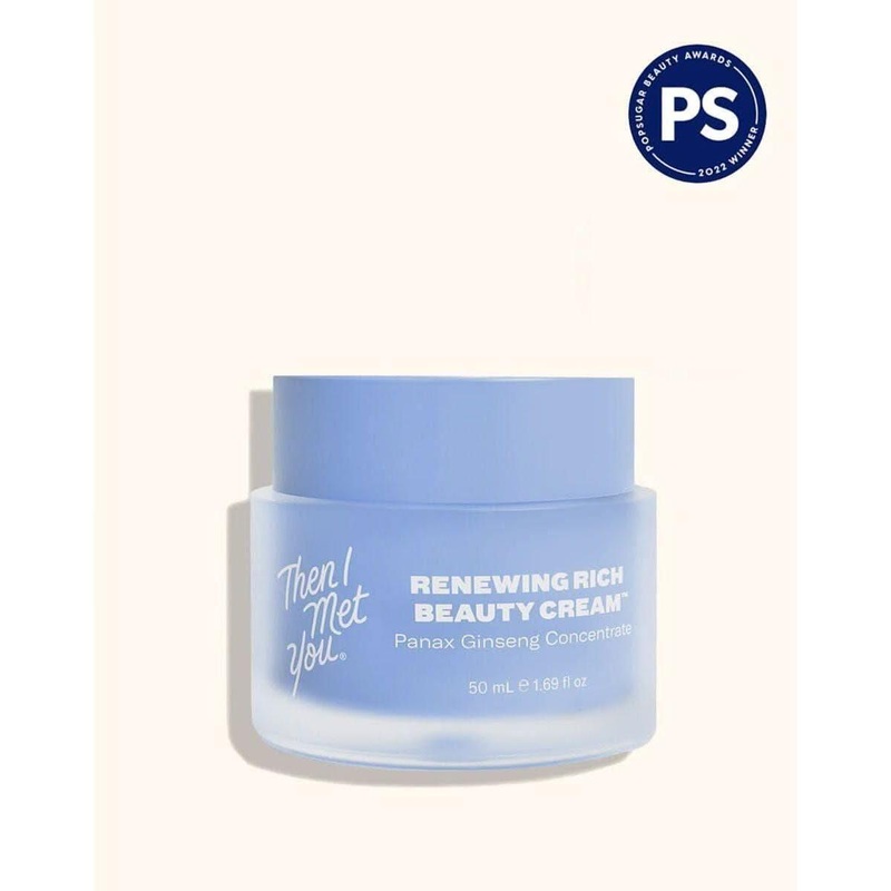 Then I Met You Renewing Rich Beauty Cream  50ml | Deeply Hydrating Quad Ginseng Moisturiser for Plump, Dewy Skin