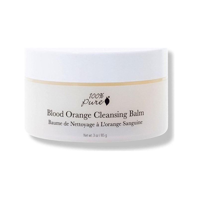 100% PURE Blood Orange Cleansing Balm  89ml | Purifying & Moisturising Makeup Remover for Radiant Skin