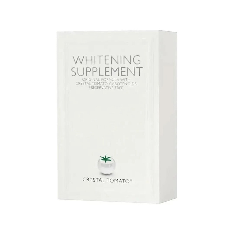 Crystal Tomato Whitening Supplement (30caps/box) 1 box