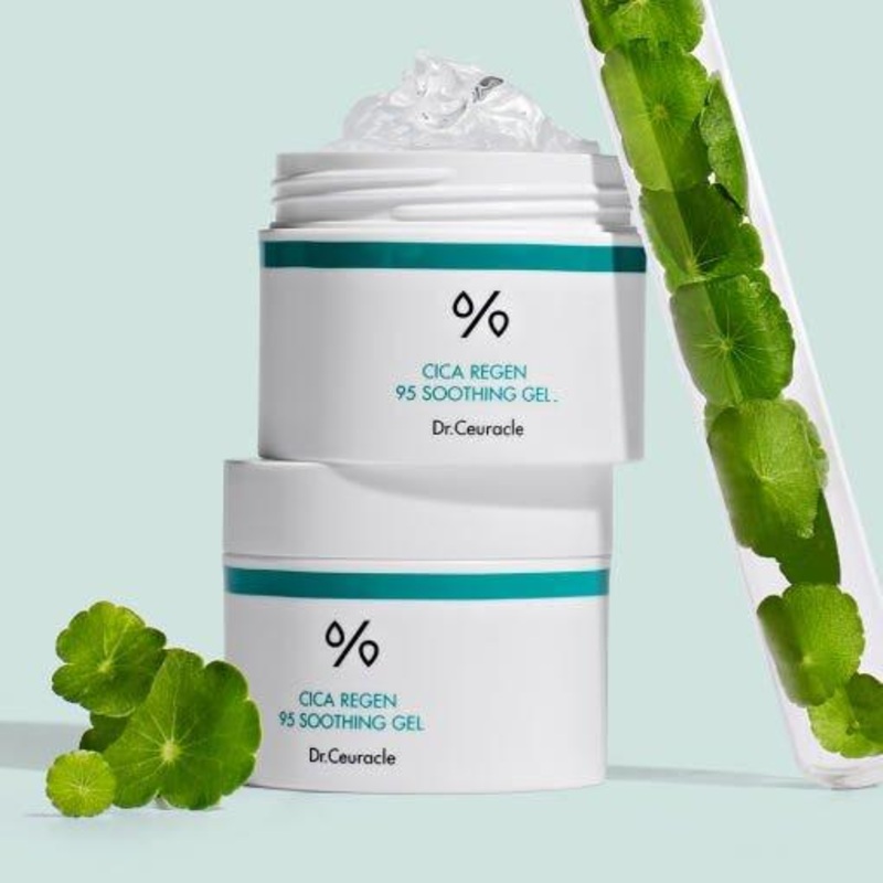 Dr.Ceuracle Cica Regen 95 Soothing Gel  110g | 95% Cica for Instant Hydration, Relief & Glow