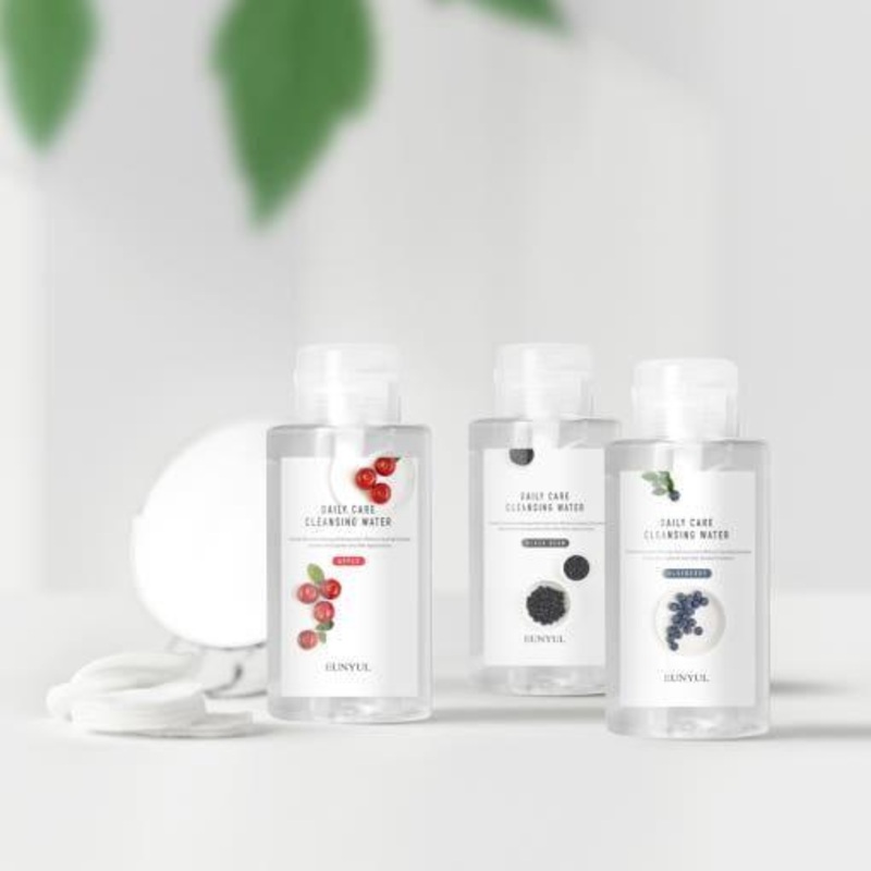 EUNYUL Daily Care Cleansing Water  500ml (Black Bean) | Gentle Makeup Remover & Exfoliator
