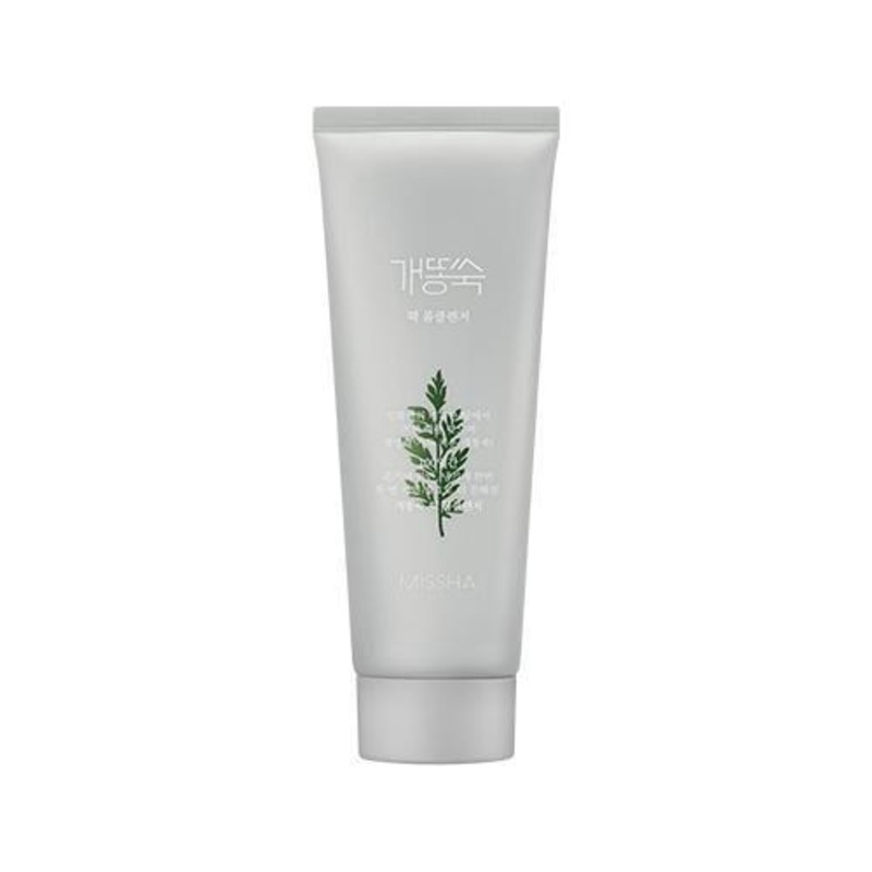 MISSHA Artemisia Pack Foam Cleanser  150ml | 2-in-1 Soothing Mask & Deep Cleanser with Double-Fermented Mugwort