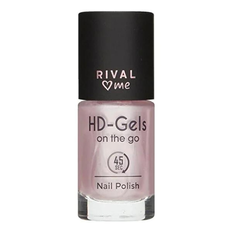Rival Loves Me Pearl Nude HD Gel Effect Nail Polish: Quick Dry, High Coverage, Long Lasting Color