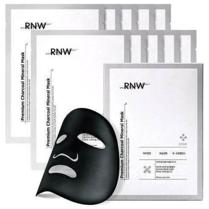 RNW Premium Charcoal Mineral Mask  27g x 10ea