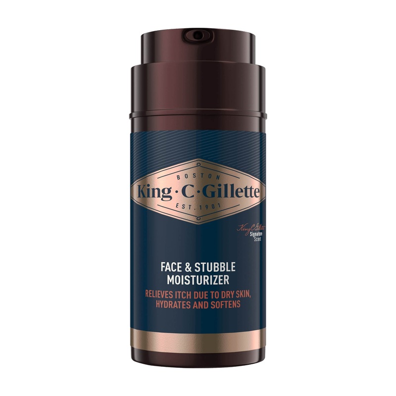 King C. Gillette Face and Stubble moisturizer, 100 mL