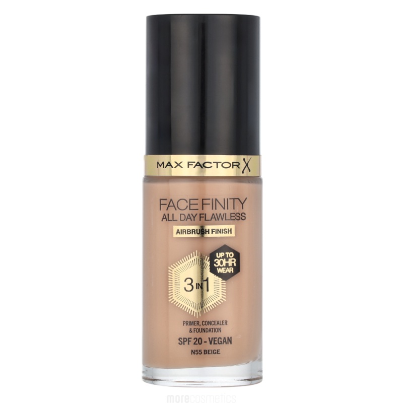 Max Factor Facefinity All Day Flawless 3 In 1 Foundation N55 Beige