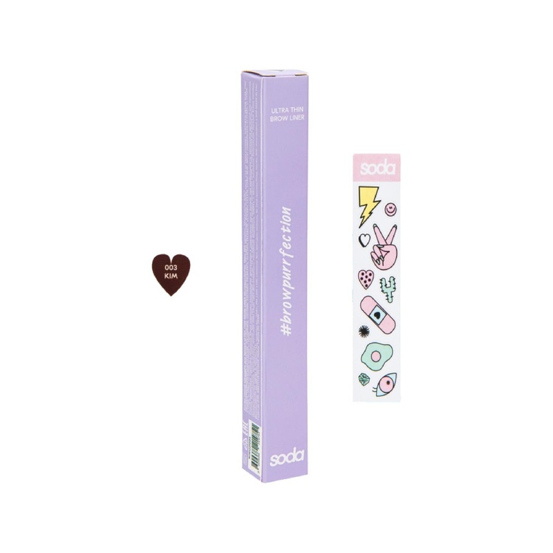 Soda Ultra Thin Eyebrow Pencil 003 – Precise Eyebrow Definition with Fine 0.06g Tip