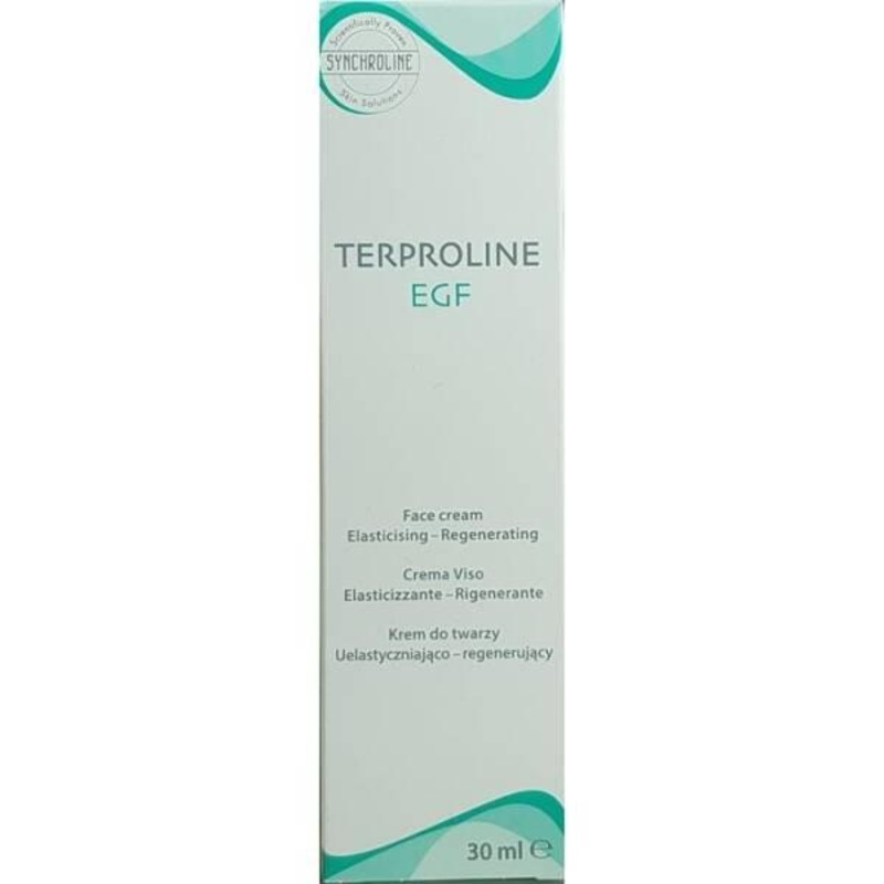 Synchroline Terproline EGF Anti-Aging Face Cream: Reduce Wrinkles, Boost Elasticity & Hydrate Post-Procedure (1.01 fl oz)