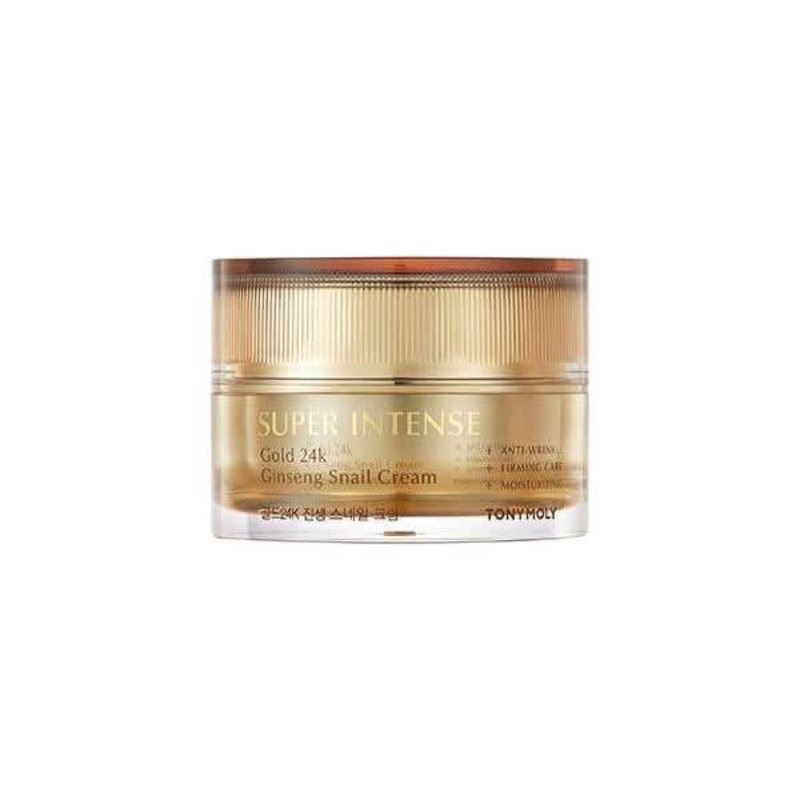 TONYMOLY SUPER INTENSE Gold 24K Ginseng Anti-Wrinkle Cream | Firm, Hydrate & Revitalize