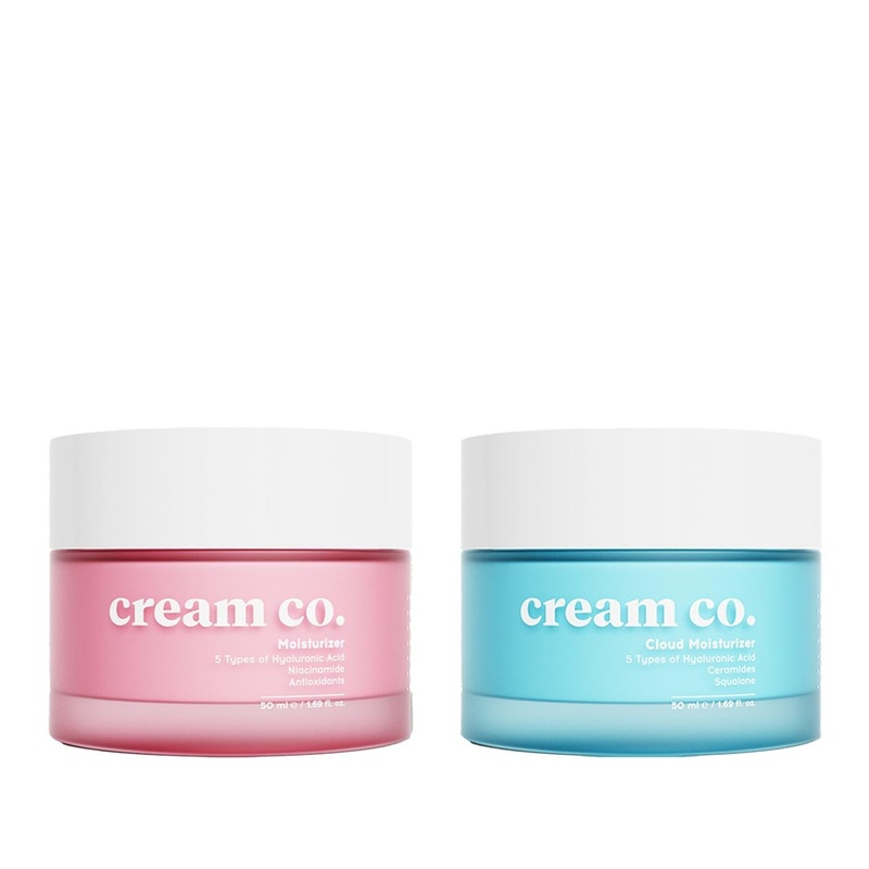 Cream Co. Moisturizing & Repairing Cream Set: Hydrating Skincare Duo for Dry, Damaged Skin – Affordable Skin Repair Cream