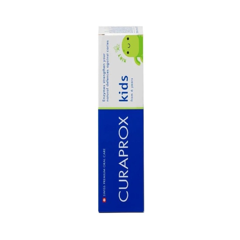 Curaprox Enzycal Kids Toothpaste: Minty Fresh Fluoride Protection for Ages 6+, Gentle Cleaning, Cavity Defense