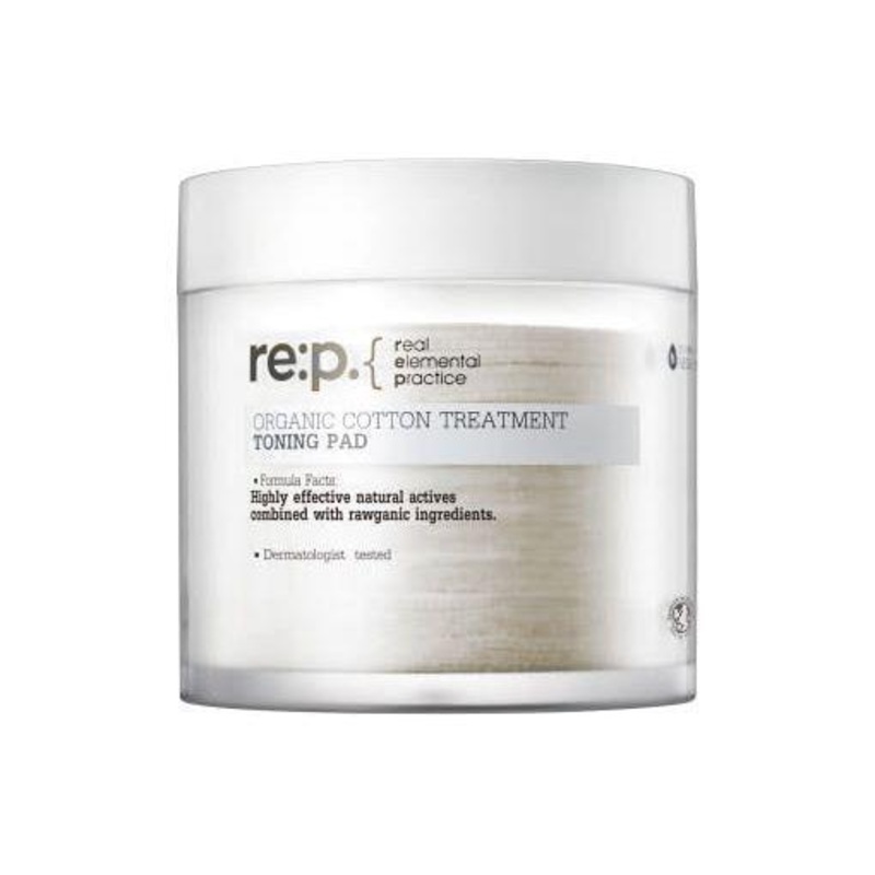NEOGEN re:p. Organic Cotton Treatment Toning Pad  130ml / 90 Pads | Exfoliates, Hydrates & Balances Skin