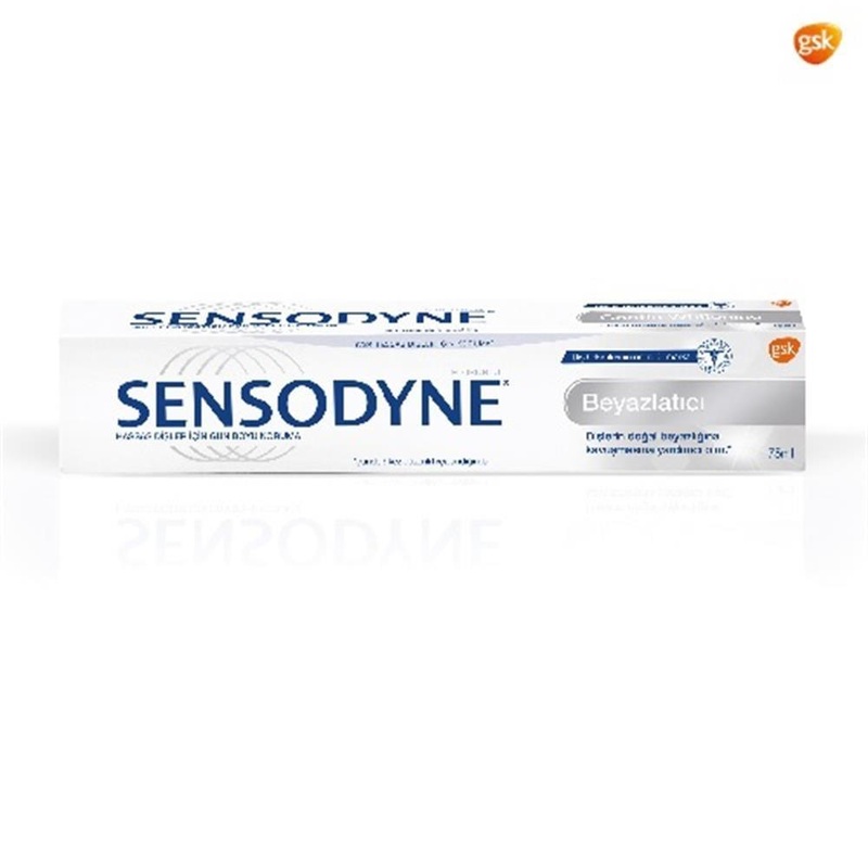 Sensodyne Sensitive Whitening Toothpaste for Adults – Relieves Sensitivity & Whitens Teeth, 2.54 fl oz