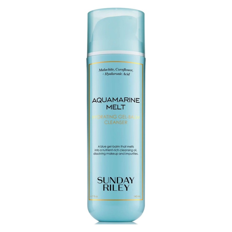 Sunday Riley Aquamarine Melt Cleansing Gel-Balm  140ml | Hydrating Gel-to-Oil Cleanser for a Dewy Glow