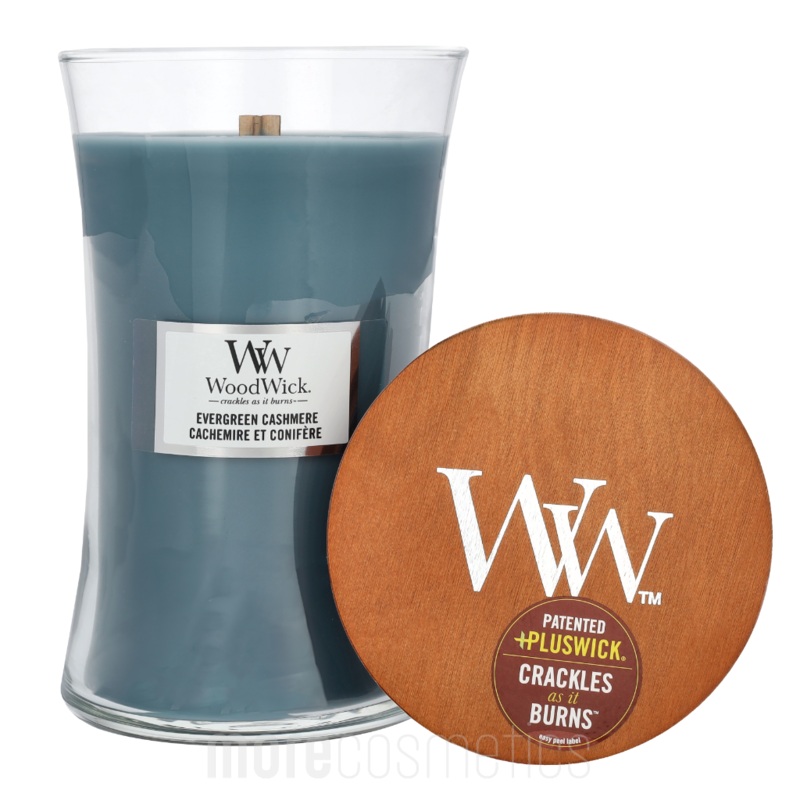 Woodwick Evergreen Cashmere Large Hourglass Candle