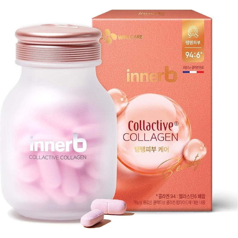 CJ Wellcare Innerb Collactive Collagen  84 Tablets | Premium French Marine Collagen for Youthful, Elastic Skin Collactive Collagen