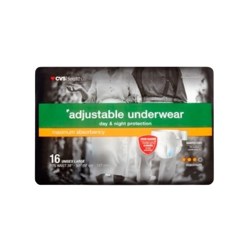 Cvs Health Adjustable Underwear Day & Night
