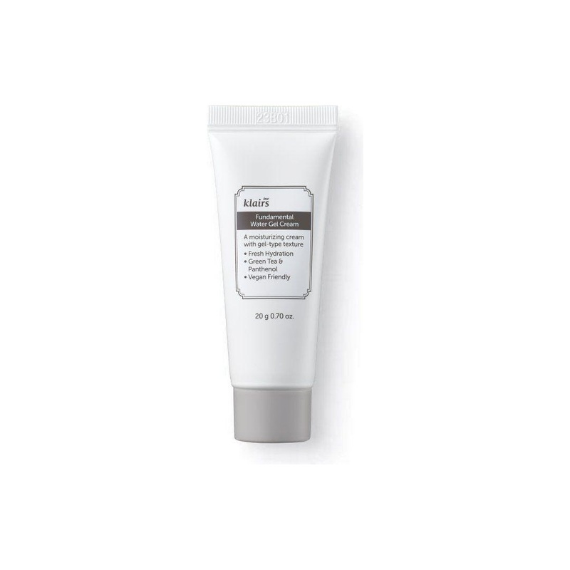 Dear Klairs Fundamental Water Gel Cream  20g | Weightless Hydration Meets Lasting Nourishment