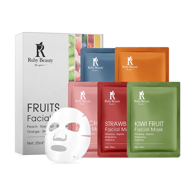 Ruby beauty fruits facial mask (5sheets) SC-141