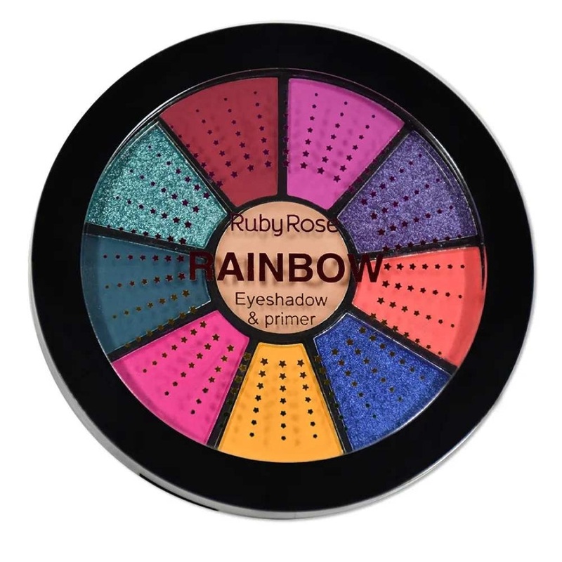Ruby rose rainbow eyeshadow palette 9986/1