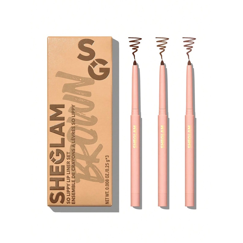 Sheglam So Lippy Lip Liner Set-Espresso Kisses