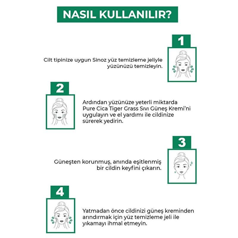 Sinoz Cica Tiger Grass Tinted Sunscreen SPF50+: Color Correcting, Redness Reducing Mineral Sunscreen with Hyaluronic Acid – Evens Skin Tone