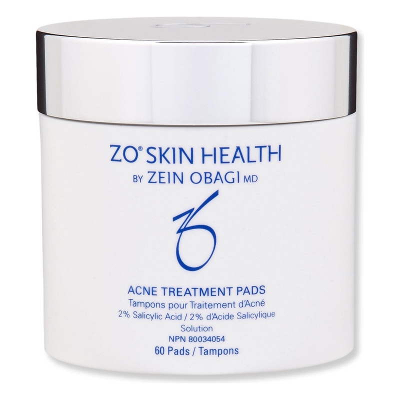 ZO Skin Health Acne Treatment Pads  60 Pads | Triple-Acid Formula for Clearer, Smoother Skin