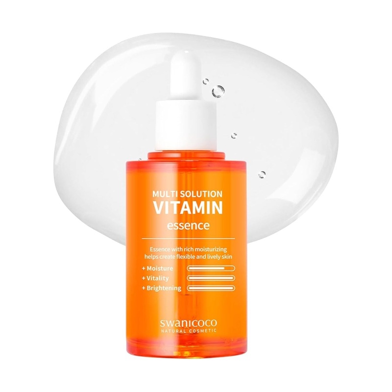 Swanicoco Multi Solution Vitamin Essence  70ml | Brightening, Hydrating & Pore-Tightening Face Serum