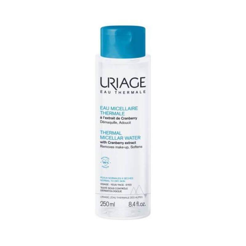 Uriage Micellar Water – Gentle & Hypoallergenic Cleanser for Dry, Sensitive Skin – Removes Makeup, Soothes & Hydrates – 8.45 fl oz