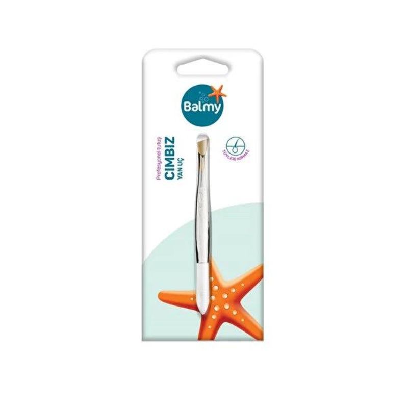 Balmy Slanted Tip Tweezers for Precision Eyebrow Shaping and Grooming – High-Quality, Ergonomic Design