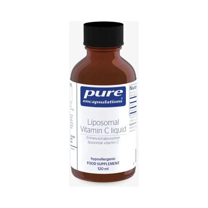 Pure Encapsulations Liposomal Vitamin C Liquid  120ml | High-Absorption Immune & Antioxidant Support