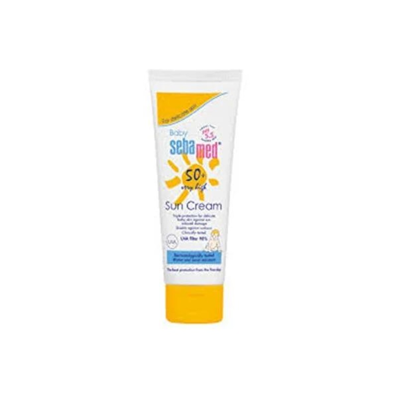 Sebamed Baby Sunscreen SPF 50+ – Gentle & Effective Sun Protection for Sensitive Infant Skin, 75ml